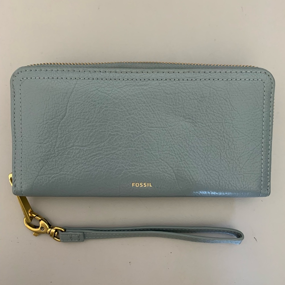 Blue Fossil Wallet
